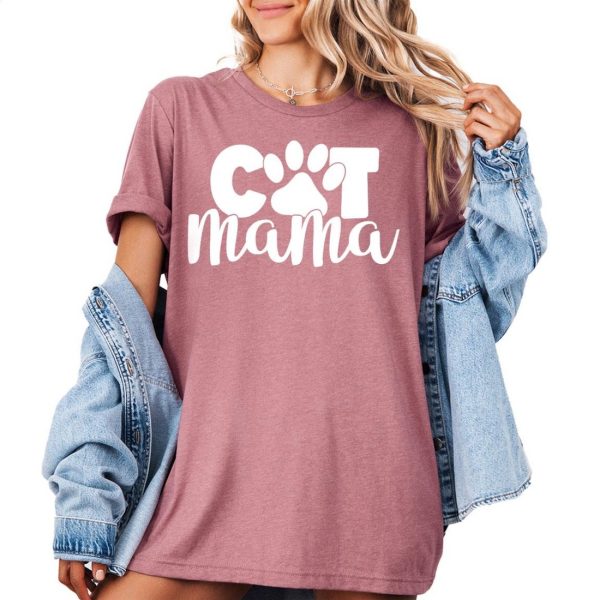 Cat Mama Shirt, Cat Lover Mother’s Day Gift
