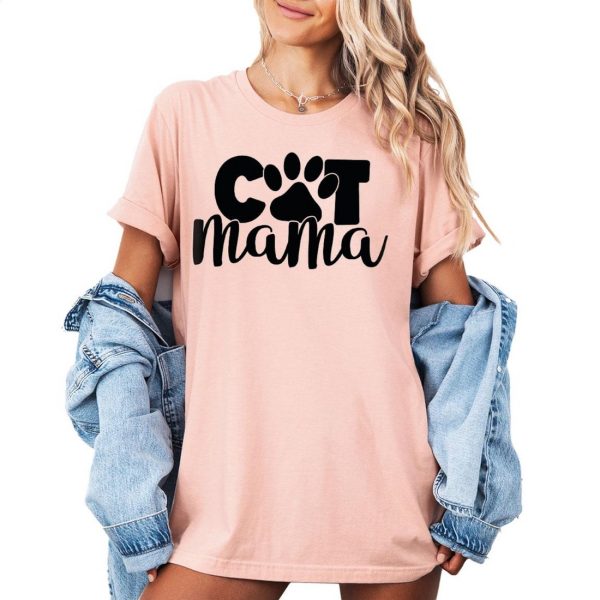 Cat Mama Shirt, Cat Lover Mother’s Day Gift
