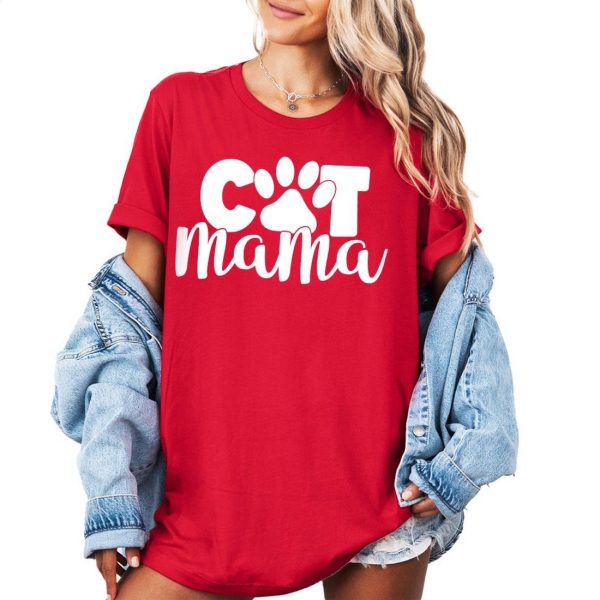 Cat Mama Shirt, Cat Lover Mother’s Day Gift