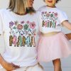 Homeschool Mama Floral Mothers Day Shirt