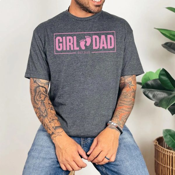 Girl Dad Shirt, Gift for Dad