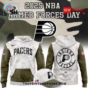 2025 Armed Forces Day Indiana Pacers Hoodie, Pants