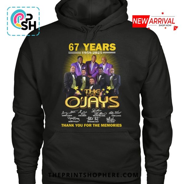 67 Years Of The O’Jays Thank You For The Memories T-Shirt