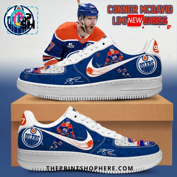 Connor McDavid x Oilers Limited Edition Air Force 1
