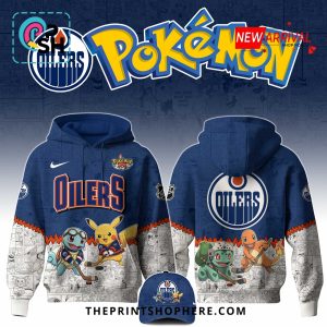 Edmonton Oilers NHL x Pokemon 2025 Hoodie, Pants