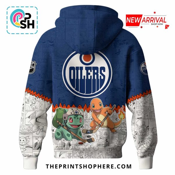 Edmonton Oilers NHL x Pokemon 2025 Hoodie, Pants