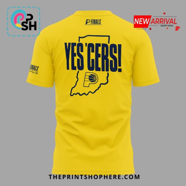 Indiana Pacers Gold Out YES’CERS 2025 Hoodie