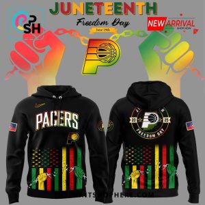 Indiana Pacers JuneTeenth Freedom Hoodie 2025