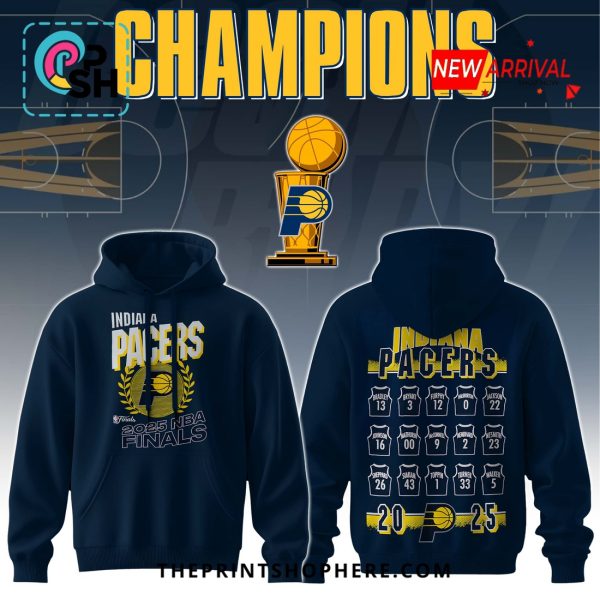 Indiana Pacers NBA Final 2025 Hoodie, Pants