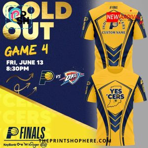 Indiana Pacers YES’CERS Gold Out Finals 2025 Shirt