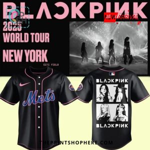 Mets x BLACKPINK 2025 World Tour Baseball Jersey