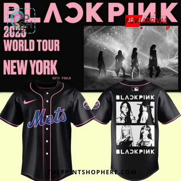 Mets x BLACKPINK 2025 World Tour Baseball Jersey