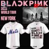 New York Mets x BLACKPINK 2025 Black Baseball Jersey