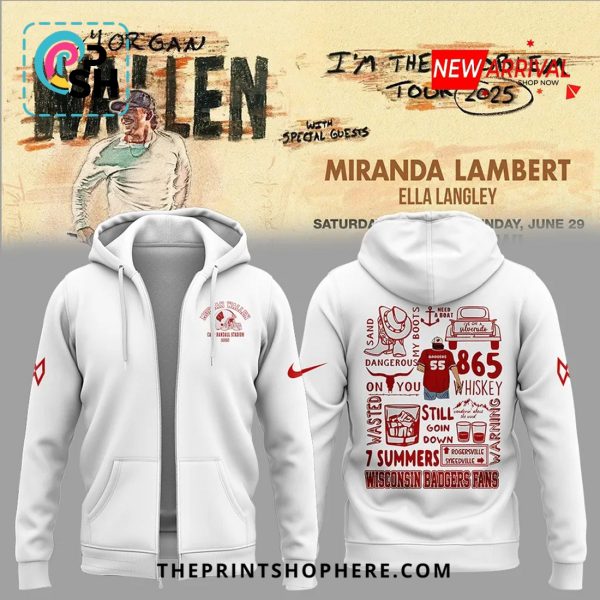 Morgan Wallen Wisconsin Camp Randall Stadium 2025 Hoodie