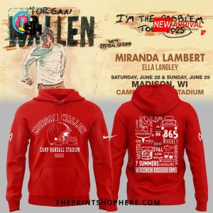 Morgan Wallen x Wisconsin Problem Tour 2025 Hoodie, Pants