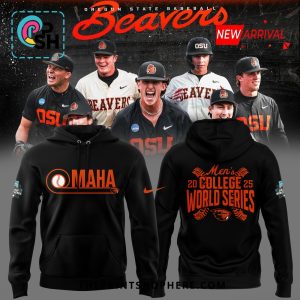 Oregon State Baseball OMAHA College Black Hoodie