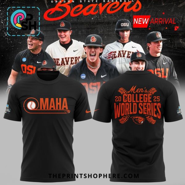 Oregon State Baseball OMAHA College Black Hoodie