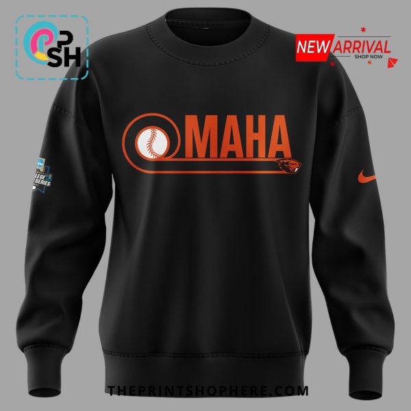 Oregon State Baseball OMAHA College Black Hoodie