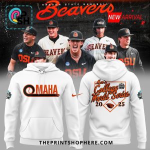 Oregon State Baseball OMAHA College White Hoodie