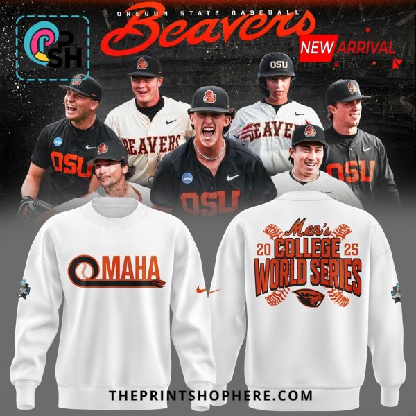 Oregon State Baseball OMAHA World Series White Hoodie