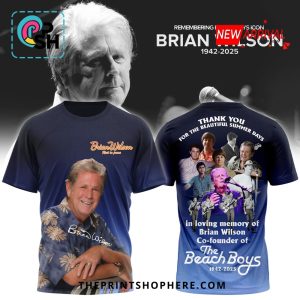 Rememvering Beach Boys Icon Brian Wilson 1942 – 2025 Shirt