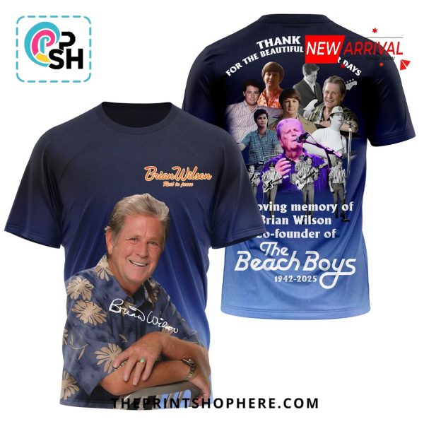 Rememvering Beach Boys Icon Brian Wilson 1942 – 2025 Shirt