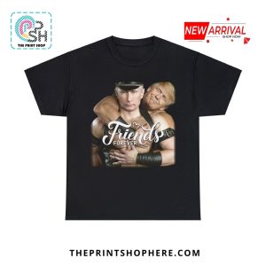 Trump and Putin Friends Forever Satire T-Shirt