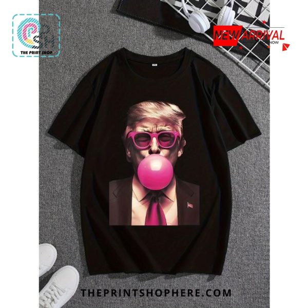 Trump Casual Comfy Tee Print T-Shirt