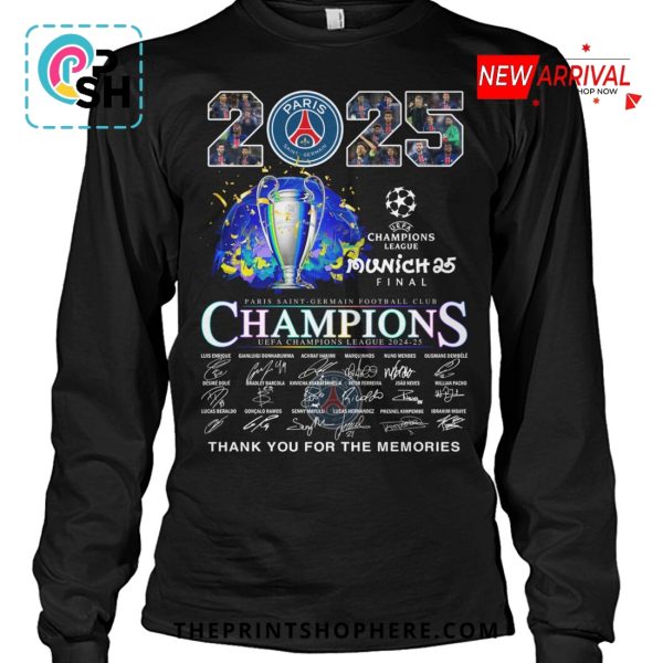 UEFA Champions League Final 2025 Munich T-Shirt
