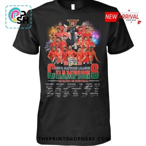 UEFA Nationals League 2025 Champions Casual T-Shirt
