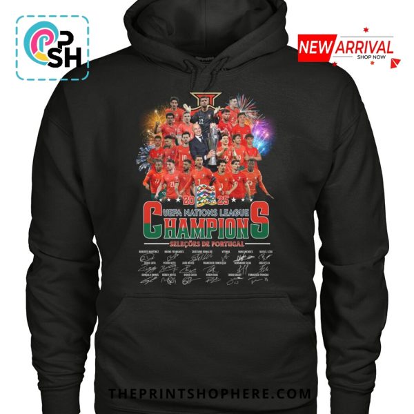 UEFA Nationals League 2025 Champions Casual T-Shirt