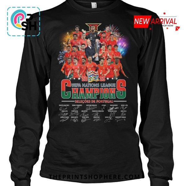 UEFA Nationals League 2025 Champions Casual T-Shirt