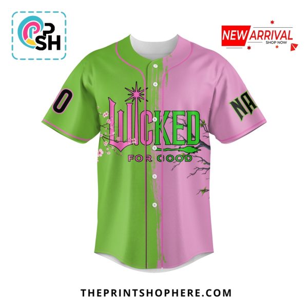Wicked Part Two Wicked For Good Custom Baseball Jersey