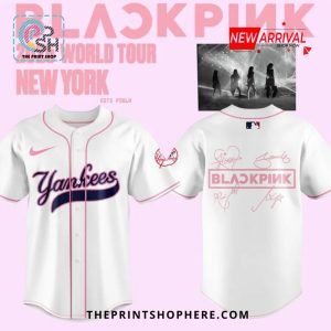 Yankees x BLACKPINK Baseball Presents 2025 Baseball Jersey