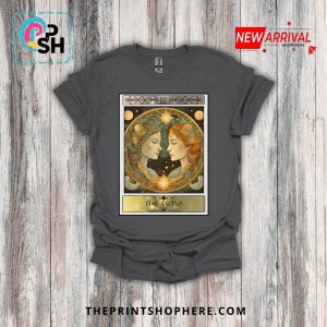 Zodiac Gemini in a Tarot Card Unisex T-Shirt