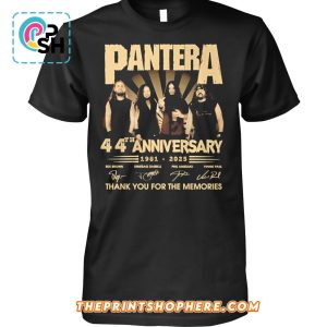 44th Anniversary Of Pantera Thank You For The Memories T-Shirt