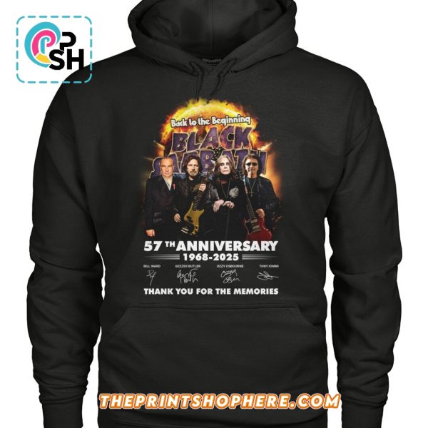 Back To The Beginning Black Sabbath 57th Anniversary T-Shirt