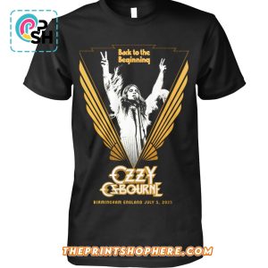 Back To The Beginning Ozzy Osbourne Birmingham England T-Shirt