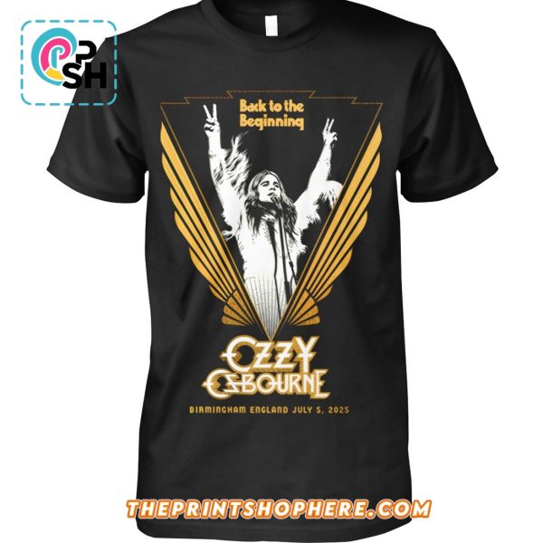 Back To The Beginning Ozzy Osbourne Birmingham England T-Shirt