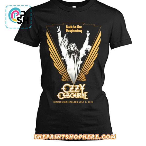 Back To The Beginning Ozzy Osbourne Birmingham England T-Shirt