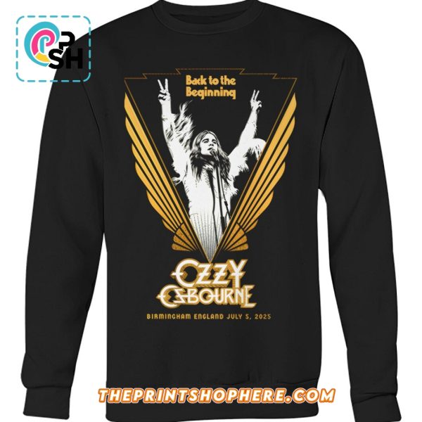 Back To The Beginning Ozzy Osbourne Birmingham England T-Shirt