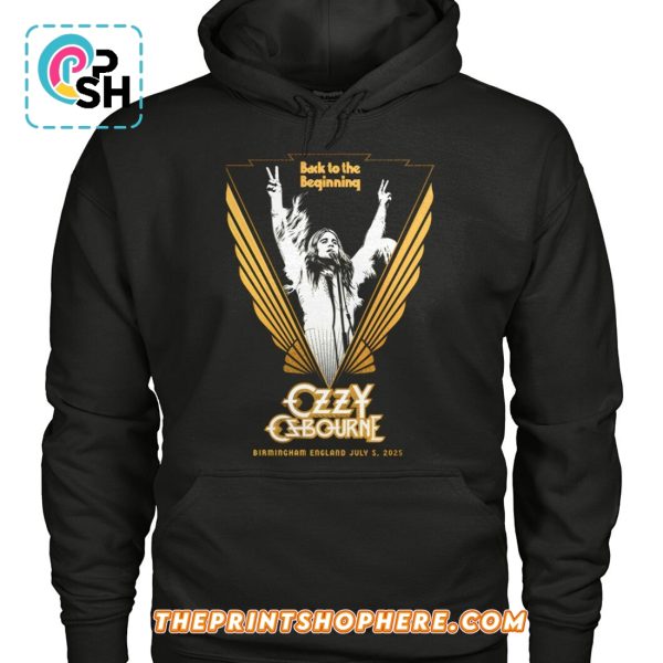 Back To The Beginning Ozzy Osbourne Birmingham England T-Shirt