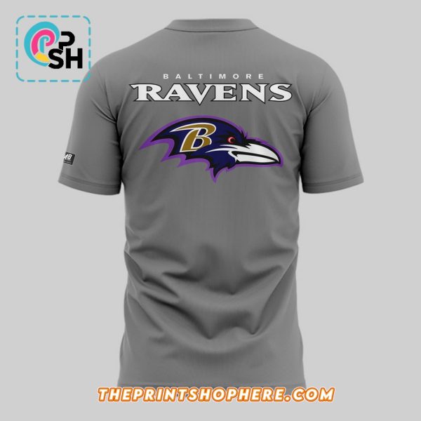 Baltimore Ravens Era 8 Grey Hoodie