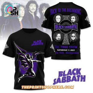 Black Sabbath Back To The Beginning Black Shirt