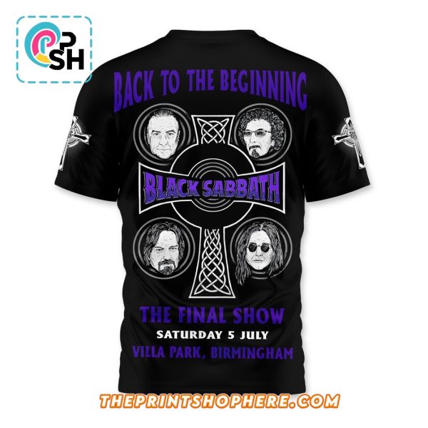 Black Sabbath Back To The Beginning Black Shirt