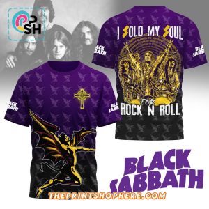 Black Sabbath I Sold My Soul Purple Shirt