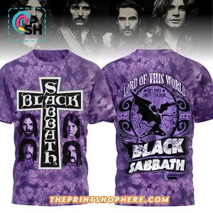 Black Sabbath Lord of This World Purple Shirt