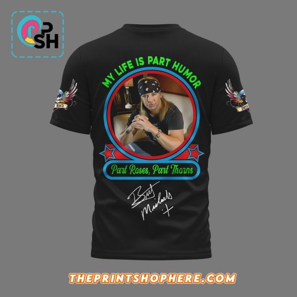 Bret Michaels Parti-Gras Tour 2025 Black Hoodie