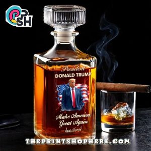 Brewed For Champions Patriotic Pride Whiskey Bottle