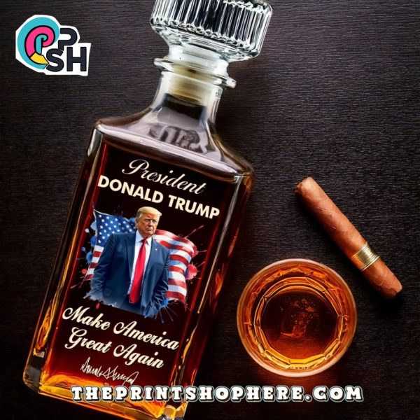 Brewed For Champions Patriotic Pride Whiskey Bottle